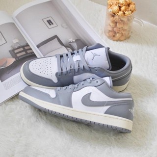 NIKE Jordan 1 Low Vintage Grey ของแท้ 100%