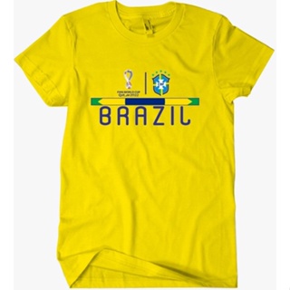 เสื้อยืด Brazil FIFA World Cup Qatar T-Shirt