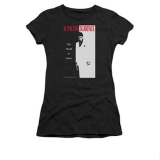 Scarface - Classic Womens T-Shirt เสื้อวินเทจผญ เสื้อ ยืด ผู้ชาย