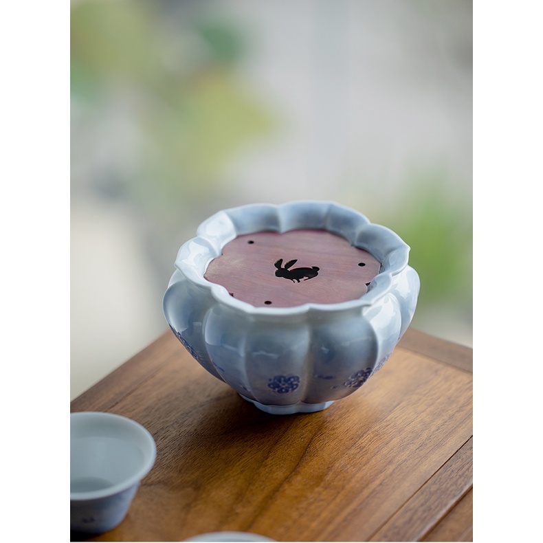 a012-ชุดถ้วยชาเซรามิค-ลายดอกไม้-สีฟ้า-สไตล์สร้างสรรค์-สําหรับครัวเรือน