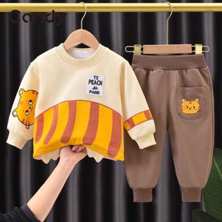 ภาพขนาดย่อสินค้าCandy เสื้อกันหนาวเด็ก เสื้อผ้าเด็ก ชุดเด็ก สไตล์เกาหลี นุ่ม และสบาย ทั้งชุด NOV2103
