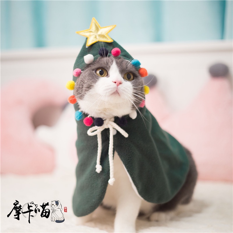 เสื้อคลุมสัตว์เลี้ยง-ขนาดเล็ก-ลายพราง-เหมาะกับเทศกาลคริสต์มาส-สําหรับสุนัข-แมว