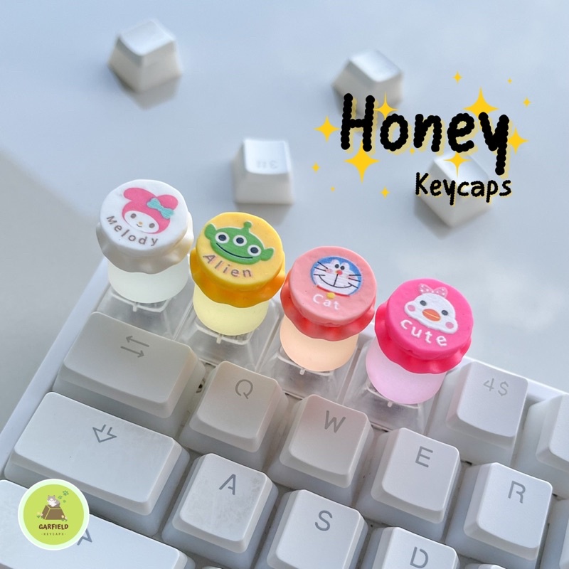 Honey Keycaps คีย์แคป/ปุ่มแต่งคีย์บอร์ด | Shopee Thailand