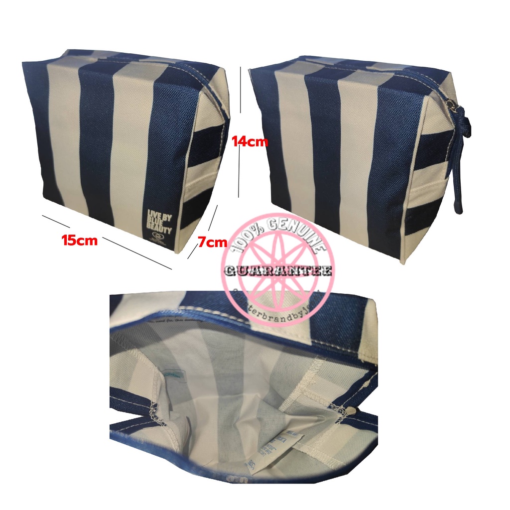 กระเป๋าเครื่องสำอาง-biotherm-live-by-blue-beauty-pouch-stripes-collection