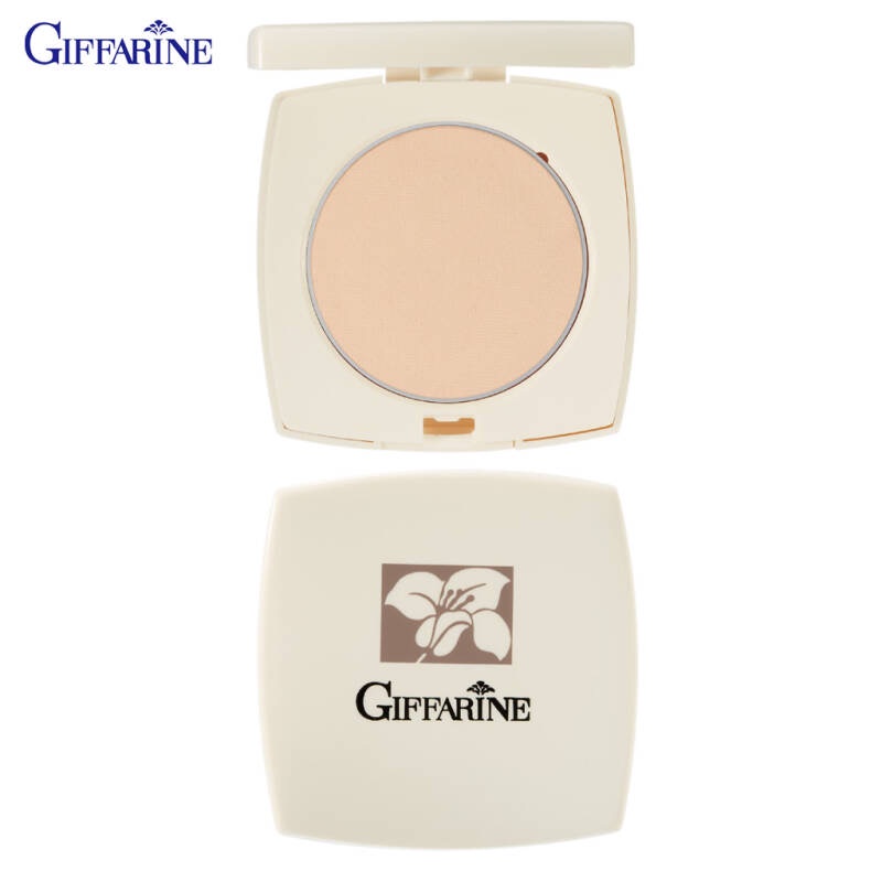 แป้งตลับ-กิฟฟารีน-giffarine-press-powder-แป้งสำหรับแต่งเติมระหว่างวัน-แป้งอัดแข็ง-เนื้อละเอียด-เนียนนุ่ม