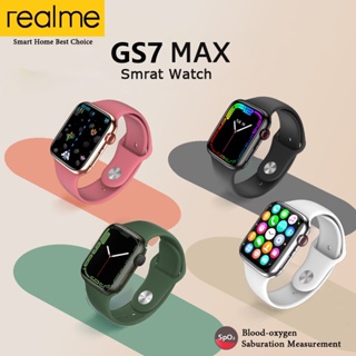 realme GS7 สมาร์ทวอทช์ สัมผัสได้เต็มจอ smart watch รับประกัน 1ปี รองรับภาษาไทย นาฬิกาสมาร์ทวอทช์ บลูทูธโทรนาฬิกาจับเวล