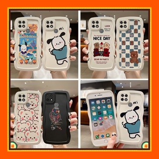 【ขายส่ง】เคส oppo a15  เคส oppo a15s เคสโทรศัพท์มือถือ ลายการ์ตูนคลื่นน่ารัก สําหรับ oppo a15 a15s