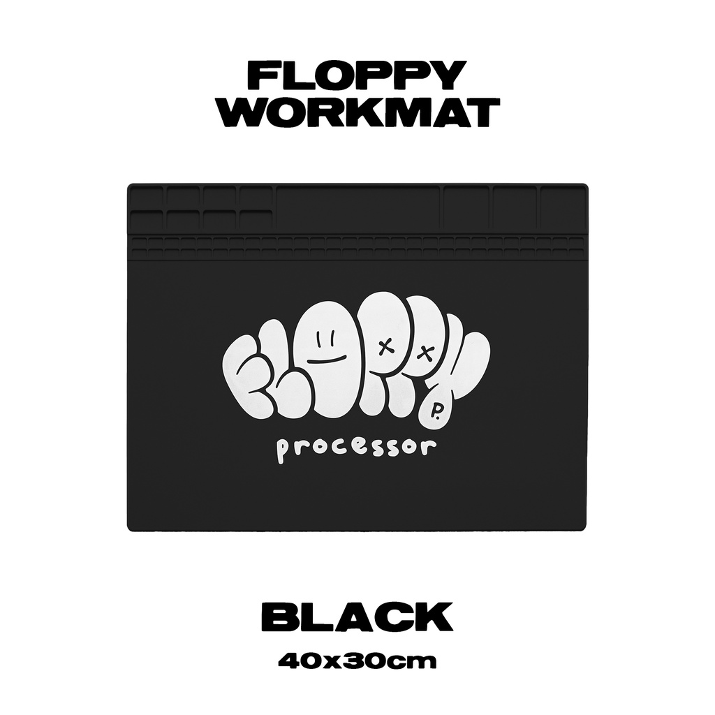 ภาพสินค้าFloppy Workmat แผ่นซิลิโคนยางสำรับประกอบงานคีย์บอร์ด ขนาด 40x30cm จากร้าน floppyprocessor บน Shopee ภาพที่ 7