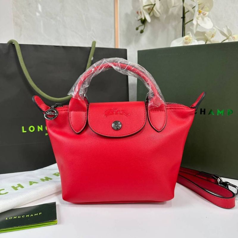 LONGCHAMP LE PLIAGE CUIR TOP HANDLE BAG XS Shopee Thailand