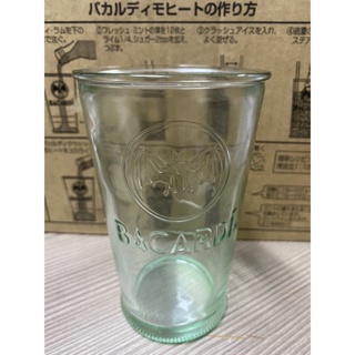SET 6 ใบ CHANEL2HAND99 JAPAN แก้วคอกเทล BACARDI MOJITO HERITAGE GLASS RUM MOJITO GREEN แก้วบาคาดี้ แก้วญี่ปุ่น วินเทจ