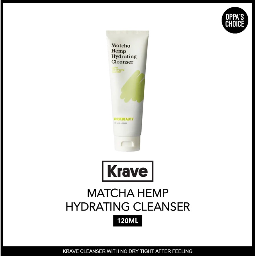 [แท้/พร้อมส่ง] Krave Beauty Matcha Cleanser เจลทำความสะอาดใบหน้า 120
