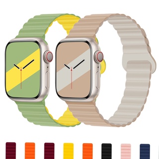 สินค้า เทปซิลิโคนกันน้ำสำหรับ iwatch Series 49mm 45mm 44mm 42mm 41mm 40mm 38mm สายรัดข้อมือยางเปลี่ยนได้สำหรับ iwatch Series สุดยอด 8 7 6 SE 5 4 3 2 t500 Pro d20 สมาร์ทนาฬิกาข้อมืออุปกรณ์เสริม