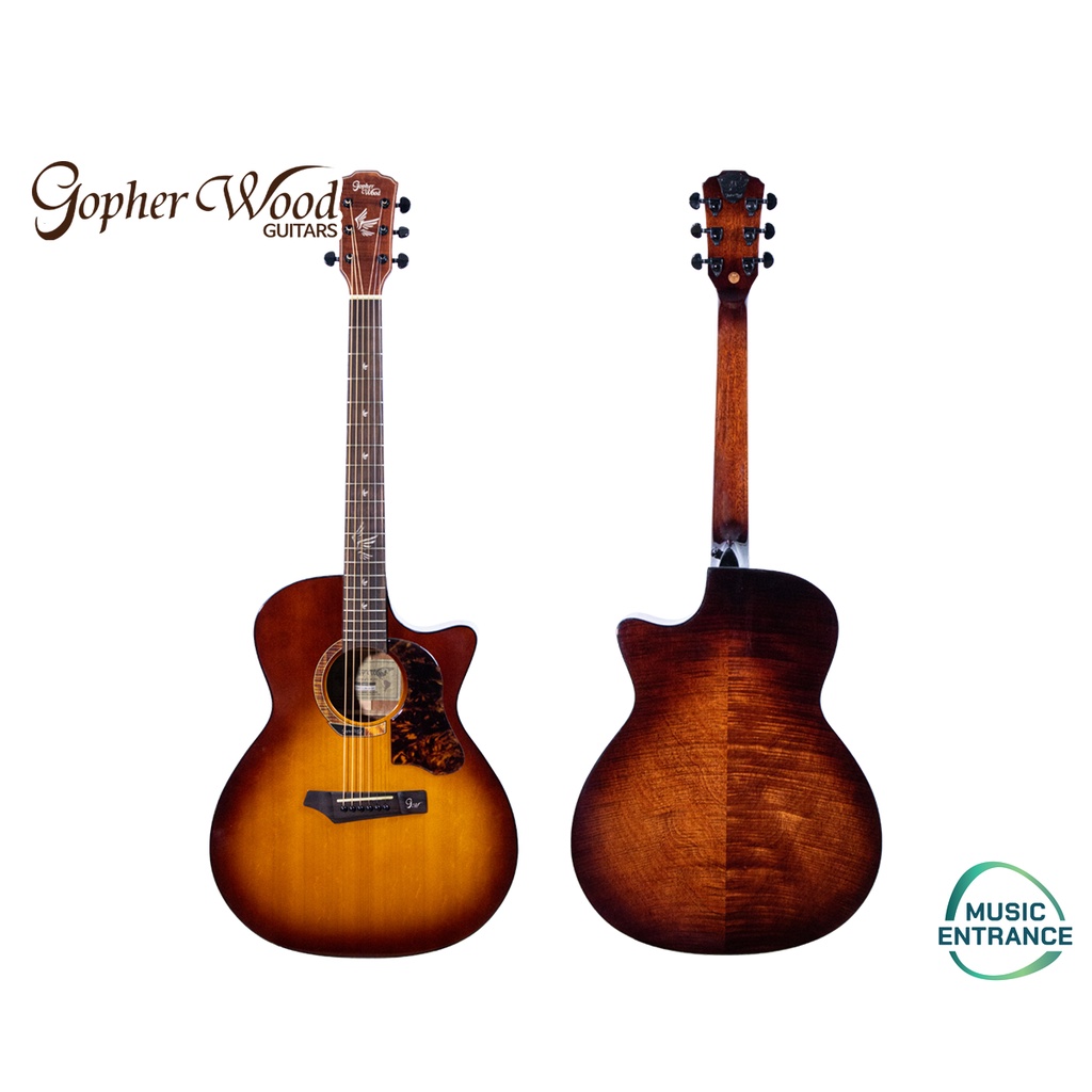 Gopher Wood i330MF Acoustic Guitar กีตาร์โปร่ง ขนาด 40 นิ้ว คอเว้า ...