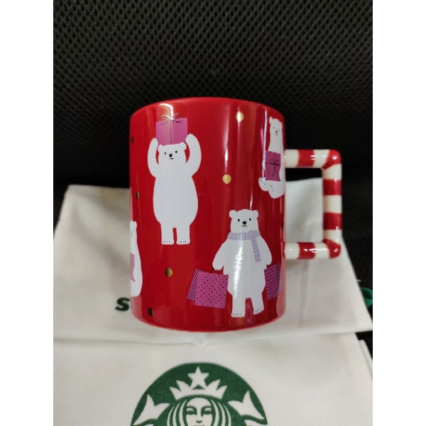 starbucks-mug-gift-wrapping-bear-12-oz-แท้