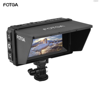 Fotga E50S 4K มอนิเตอร์ติดบนกล้อง หน้าจอสัมผัส IPS 5 นิ้ว 2500nits พร้อม HDMI 3G-SDI 3D LUT USB สําหรับกล้อง DSLR