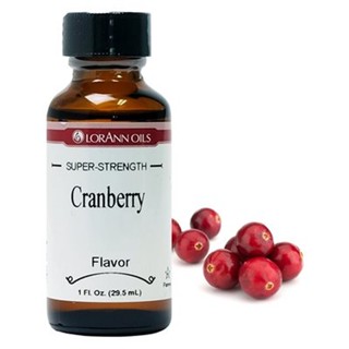 Lorann Super Strength Cranberry Flavor 1 oz. กลิ่นแครนเบอรี่เข้มข้น (06-7644)