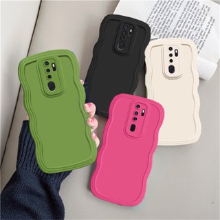 Oppo A9 A5 2020 F11 A31 สีแคนดี้ คลื่น กันชน การออกแบบ กันกระแทก บาง ป้องกันกล้อง เคส TPU นิ่ม