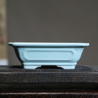 Jingdezhen กระถางต้นไม้เซรามิค ทรงสี่เหลี่ยมผืนผ้า สีสันสดใส สไตล์จีน ขนาดเล็ก