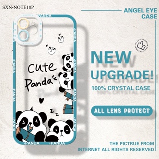 Compatible With Samsung Galaxy Note 10 Lite Plus เคสซัมซุง สำหรับ Cartoon Panda เคส เคสโทรศัพท์ เคสมือถือ Full Soft Case Protective Back Cover Shockproof Casing