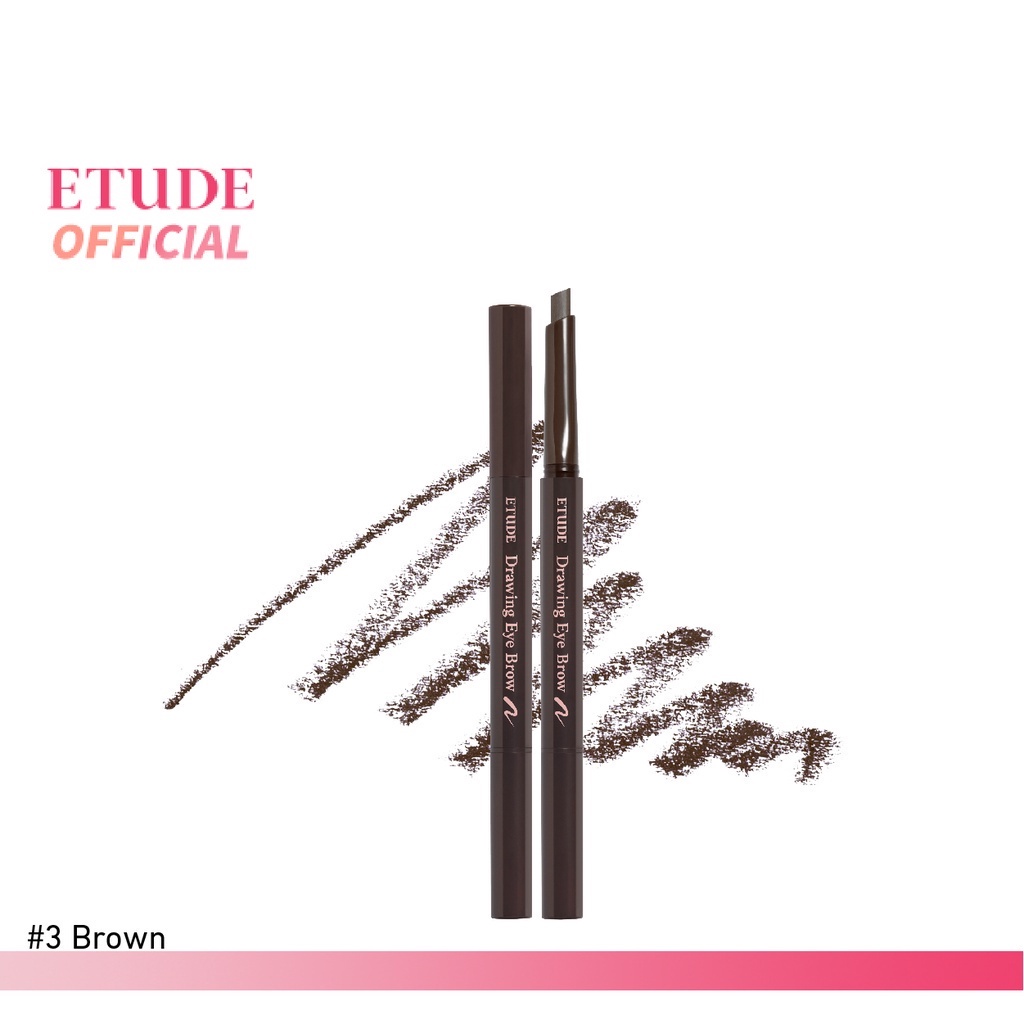 ภาพหน้าปกสินค้าETUDE Drawing Eye Brow 3 Brown อีทูดี้ ดินสอเขียนคิ้ว 1 แท่ง จากร้าน etudehouseth บน Shopee