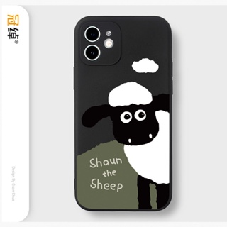 Cartoon lamb เคสไอโฟน iPhone 11 14 pro max 8 Plus case X Xr Xs Max Se 2020 cover 14 7 Plus เคส iPhone 13 12 pro max