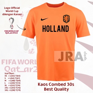 World CUP WORLD CUP WORLD CUP T-Shirt 2022 HOLLAND Shopping HOME COMBED 30s FIFA