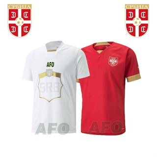 Top Quality 2022 Serbi.a World Cup FIFA Jersey Home Away Jersey Soccer Football Jersey Men T-shirt Fan Version