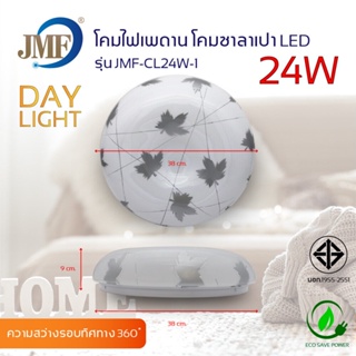 ภาพขนาดย่อของภาพหน้าปกสินค้าสินค้าพร้อมส่ง โคมไฟเพดาน โคมไฟติดเพดาน lED 28/24W ทรงซาลาเปา สำเร็จรูปพร้อมใช้ โคมซาลาเปา แสงขาว day light โคมไฟซาลาเปา จากร้าน paphawsin บน Shopee