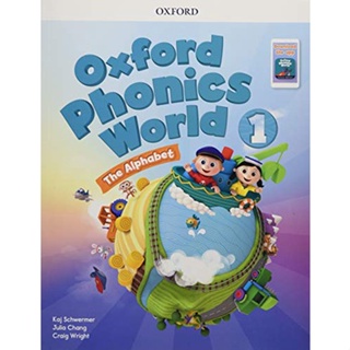 DKTODAY หนังสือแบบเรียน OXFORD PHONICS WORLD 1:SB WITH APP PACK