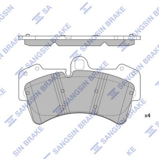 ผ้าดิสเบรคหน้า PORSCHE CAYENNE 9PA 2002-2010 AUDI Q7 4LB TDI TFSI FSI Quattro 2006- VW TOUAREG 2002- HI-Q