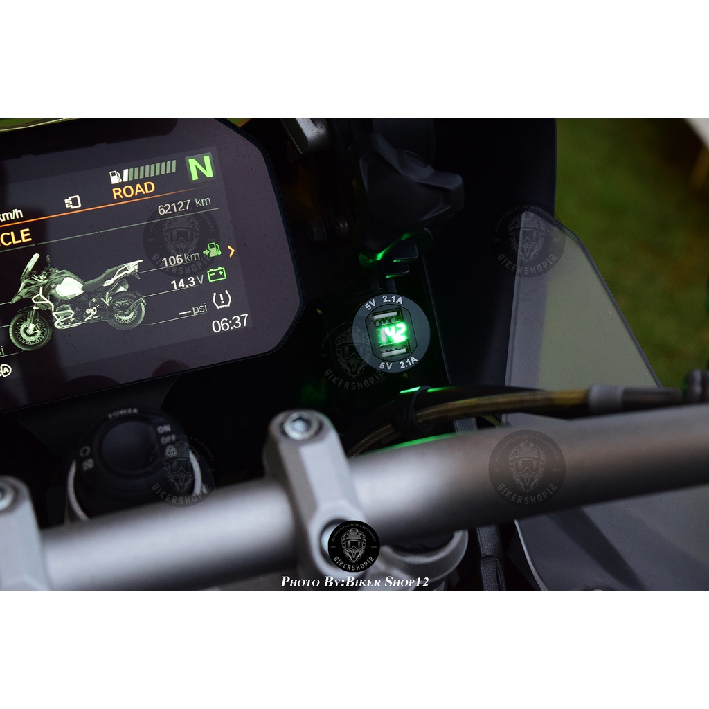 อะแดปเตอร์-bigbike-และ-รถยนต์bmw-แบบ-usb-ยูเอสบี-เช่น-bmw-x1-r1200-1250gs-1250gsa-f850gs-r1200rt-triumph-ducati