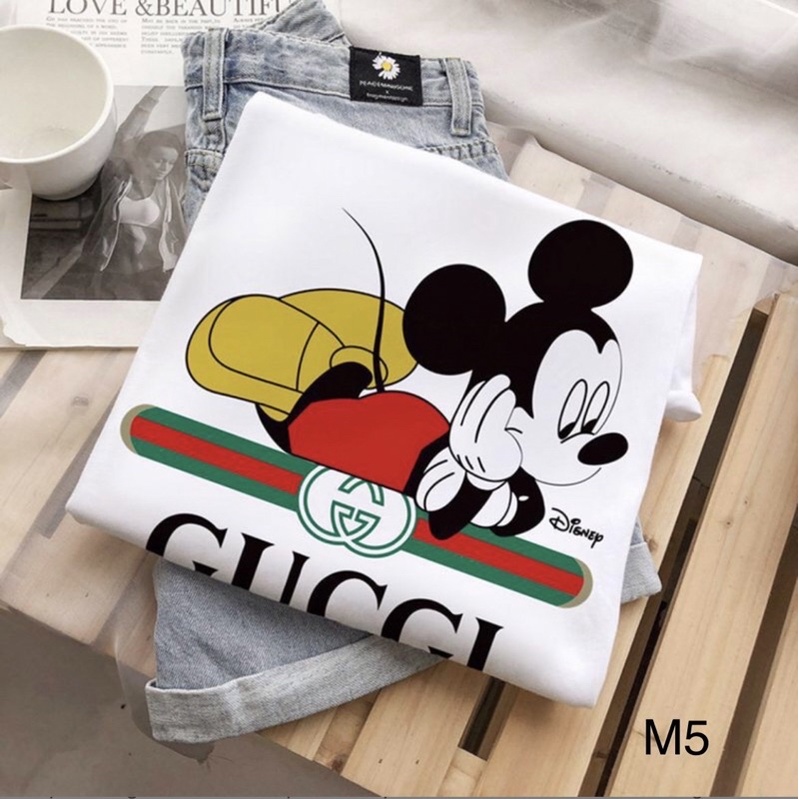 เสื้อยืดmickey-mouseแฟชั่นน่ารัก