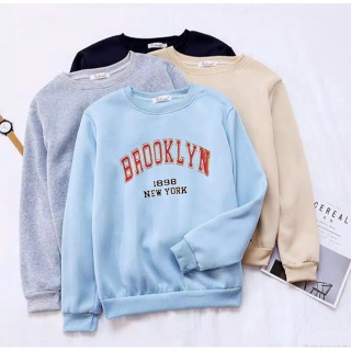 ใหม่ BROOKLYN 1898 NEWYORK เสื้อกันหนาว วัสดุ Tiedye