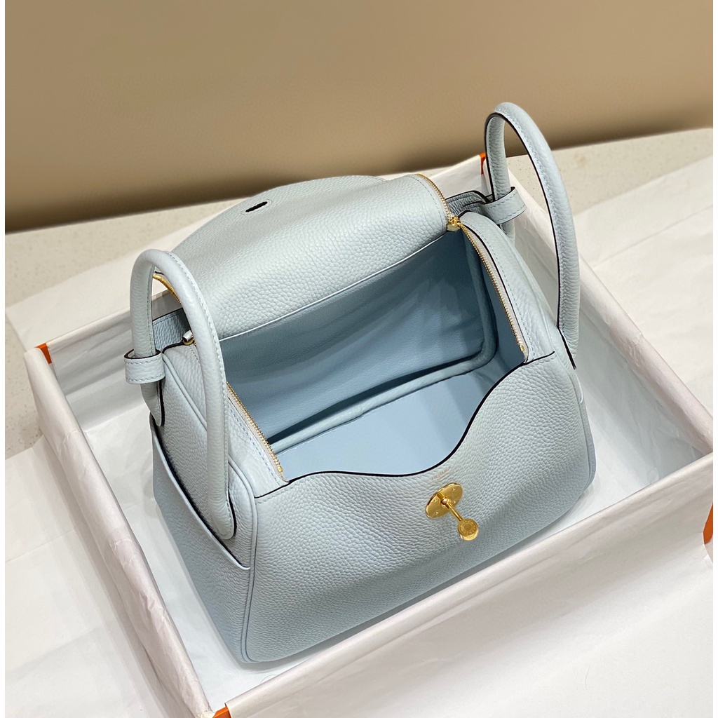 พรี-ราคา10400-hermes-lindy-หนังแท้-กระเป๋าถือ-กระเป๋าสะพายไหล่-กระเป๋าสะพายข้าง