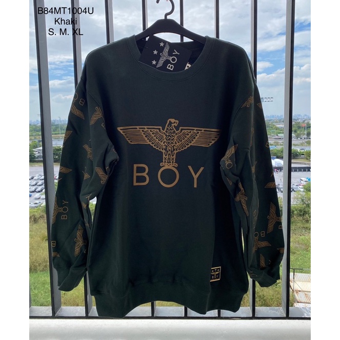 ภาพหน้าปกสินค้าBoy London Classic Sweater รหัส : B84MD1004U สี : Khaki จากร้าน boylondonoutlet.th บน Shopee