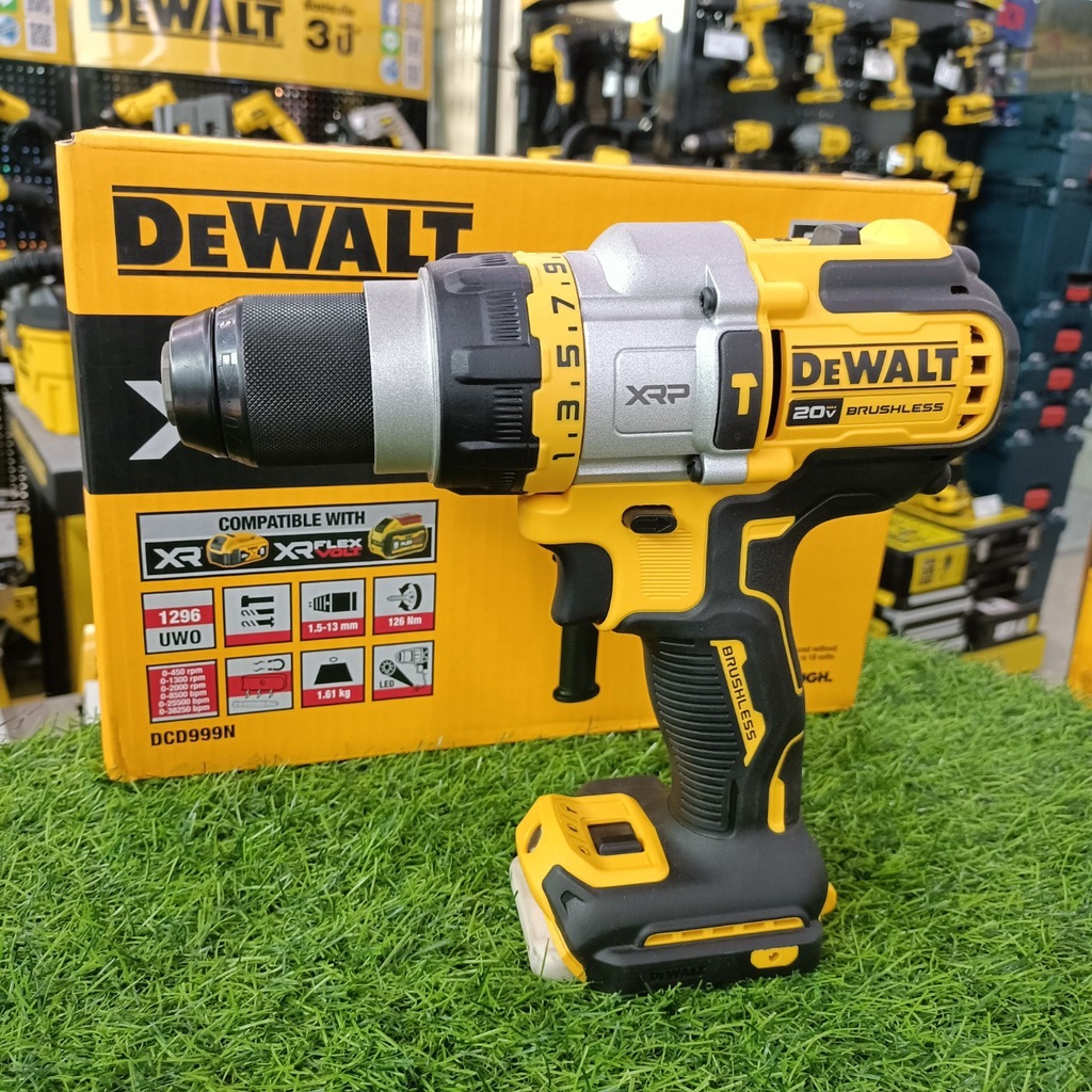 dewalt-สว่านกระแทกไร้สาย-เครื่องเปล่า-ไม่รวมแท่นชาร์ท-ไม่รวมแบตเตอรี่-ขนาดหัวจับ-13-มม-dcd999n