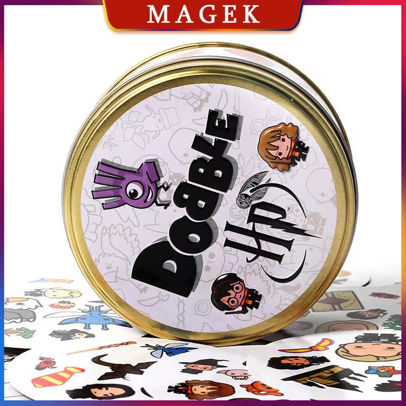 ภาพสินค้าspot it เกมไพ่ ปาร์ตี้ เกมไพ่ ความรู้ความเข้าใจของเด็ก spot it เกมจับคู่ภาพ Dobble Card Game Spot It PotteHarry จากร้าน magek0 บน Shopee ภาพที่ 5
