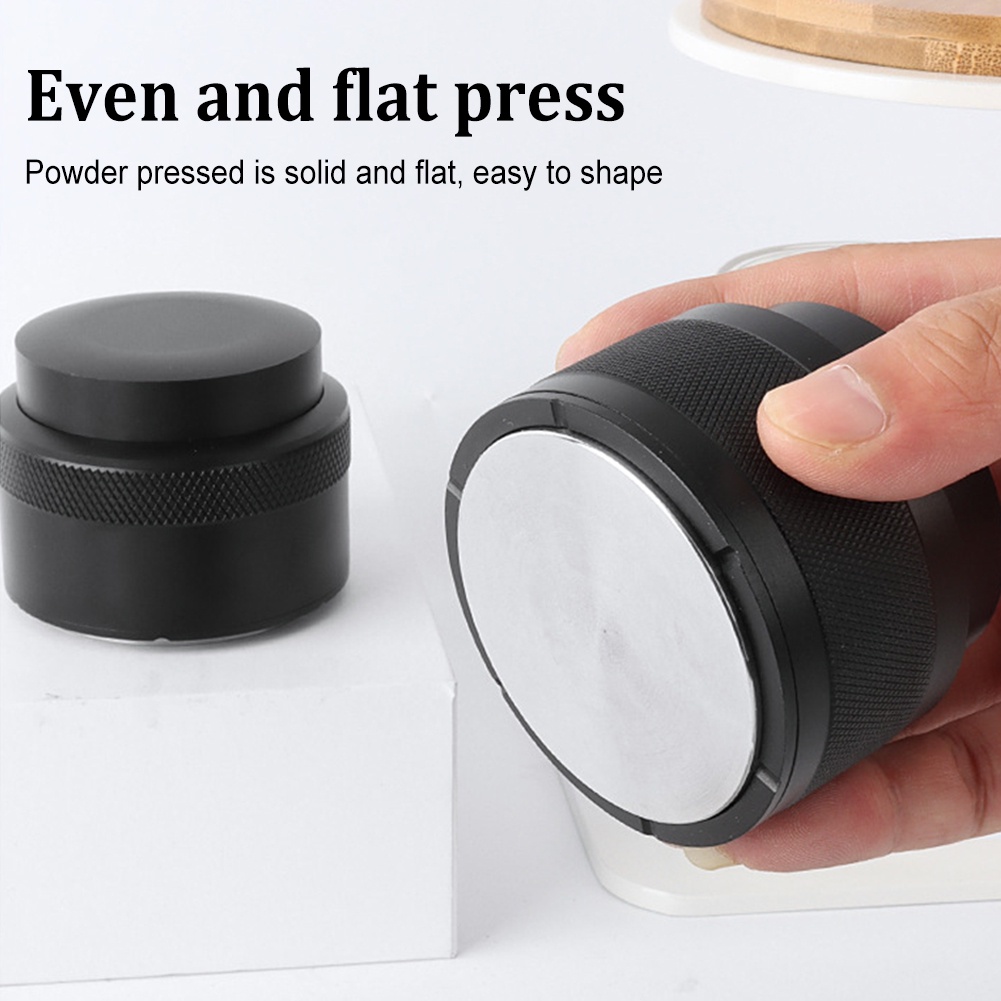 เเทมเปอร์สปริง-ที่กดกาแฟ-ฐานแบน-สเตนเลส-หน้าเรียบ-coffee-tamper-ที่อัดกาแฟเครื่องชงกาแฟ-แทมเปอร์สปริง-หน้า-51-53-58มม