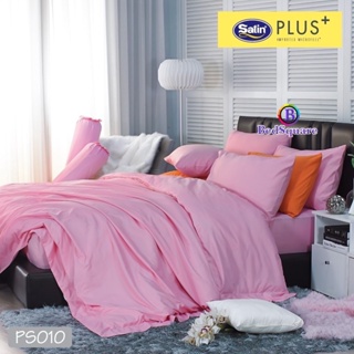 Satin Plus ชุดผ้าปูที่นอน (รวมผ้านวม) พิมพ์ลาย PS010 ลิขสิทธิ์แท้