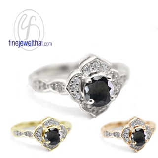 แหวนวินเทจ-แหวนนิล-แหวนเพชร-แหวนเงิน-นิลแท้-เพชรสังเคราะห์-เงินแท้925-พลอยแท้-พลอยประจำเดือนเกิด-R1328on