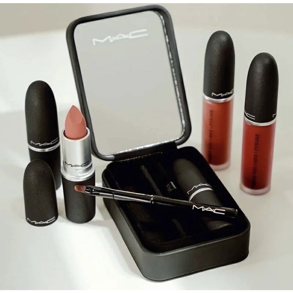 mac-lipstick-case-with-lip-brush-ของแท้-พร้อมส่งค่ะ