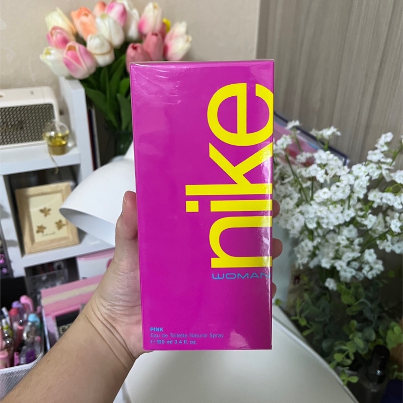(100ml) น้ำหอมแท้💯 NIKE WOMAN PINK Eau De Toilette Natural Spray