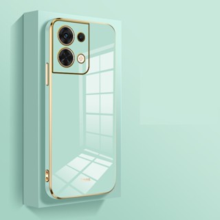 เคสมือถือ ขอบสีทอง สําหรับ OPPO Reno 8 8z 7z 7 pro 6 5 pro 6z 4 3 2 2F Z A5 A9 A3S A7 A12 A15S A16 A16K A16S A31 A53 A55 A54 A92 A52 A74 A72 A76 A83 A95 เคสโทรศัพท์มือถือ สําหรับ A94 F5 F7 F9 F11 R17 pro Find X3