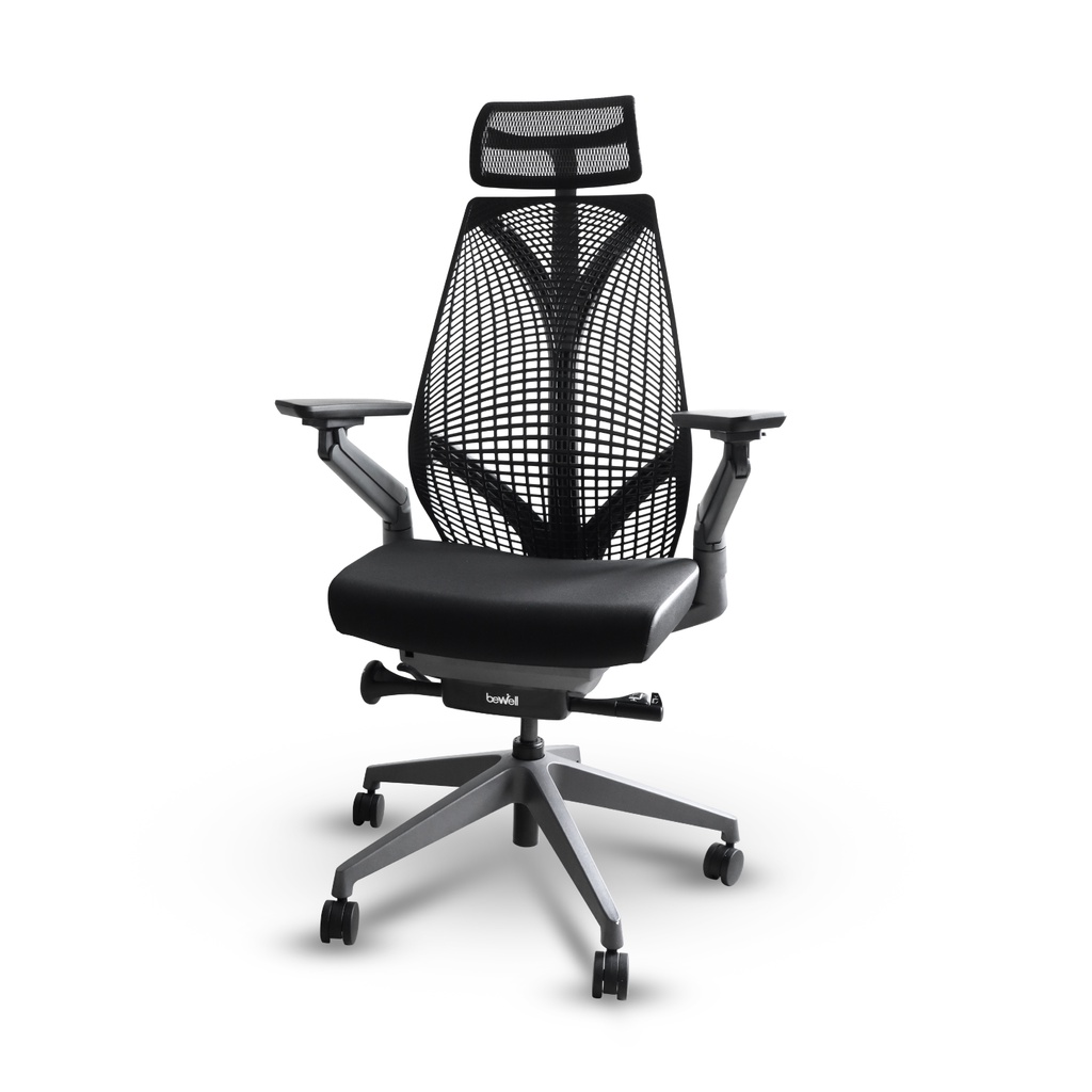 Bewell Ergonomic chair Embrace เก้าอี้ทำงาน เพื่อสุขภาพ ปรับระดับได้ทุกส่วน มีที่รองรับศรีษะ รุ่น Embrace สีดำ