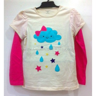 TLG-855 เสื้อแขนยาวเด็กผู้หญิง sweater ลายลูกโป่ง Size-90 (1-2Y)