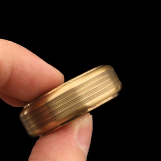 [Brightbiu] ของเล่น Fingertip Gyroscope Spinner ทองเหลือง ทองแดง สําหรับเล่นคลายเครียด [th]