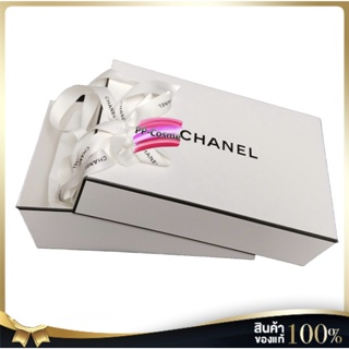 กล่อง Chanel(22x14x7 cm) + โบว์