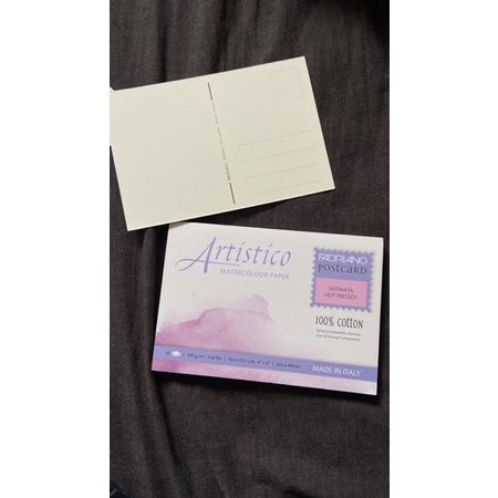 artistico-fabriano-postcard-กระดาษสีน้ำ-โปสการ์ด-300-แกรม-รุ่น-extra-white