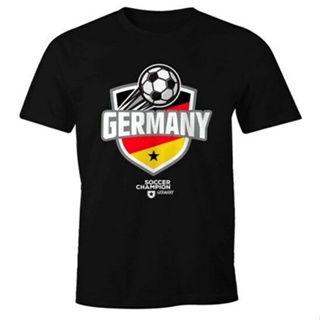▅▓▒เสื้อยืดผ้าฝ้าย พิมพ์ลายฟุตบอลโลกเยอรมนี สําหรับผู้ชาย