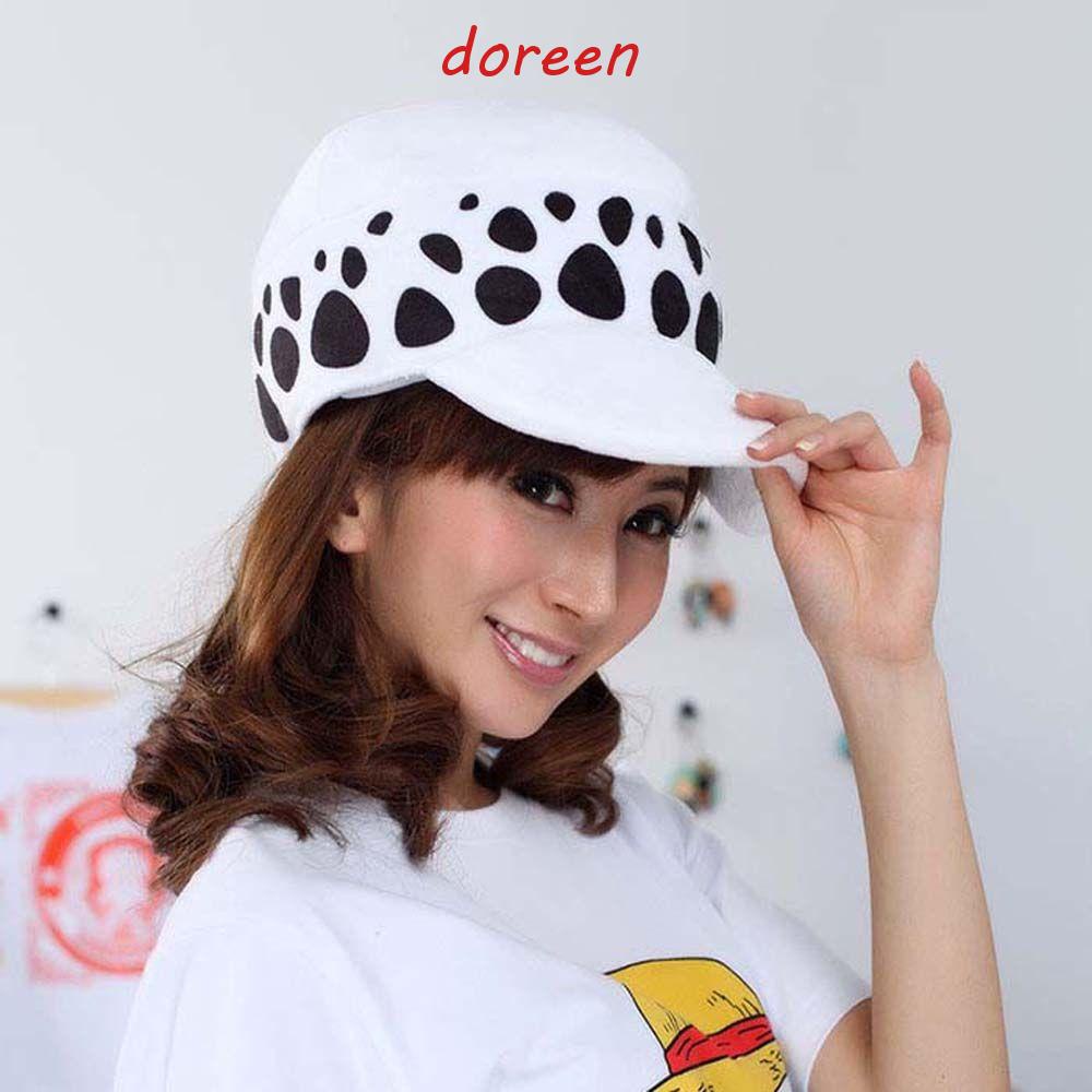 doreen-หมวกแฟชั่น-ลายการ์ตูนอนิเมะฮาโลวีน-trafalgar-d-water-law-สไตล์ญี่ปุ่น-สําหรับผู้ชาย